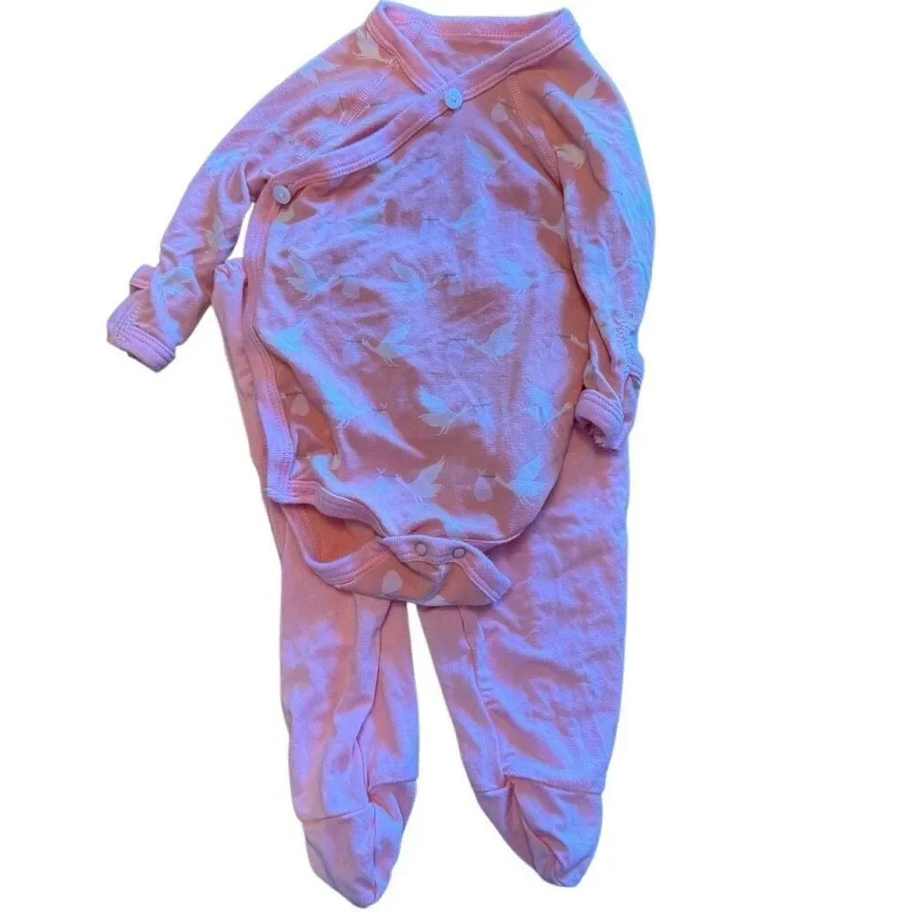 Kickee pants bamboo onesie outfit size 3-6 months
